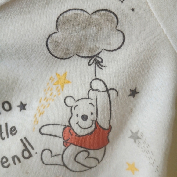 Disney Baby 2 Piece Set Winnie the Pooh Beanie & Noe Wrap Long Sleeve - Picture 6 of 11